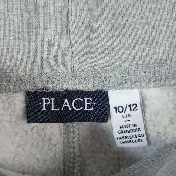 2/$15 Children's Place Boys Sweatpants Gray Large Drawstring Pockets Joggers - Picture 6 of 8